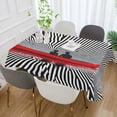 thumbnail image 2 of Yayeee Tablecloths 54" x 54" Rectangle Wrinkle Resistant Party Table Cover, Red Boat, 2 of 8