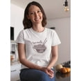 thumbnail image 2 of I Love Noodles Bowl Art T-Shirt Women -Smartprints Designs, Female x-Large, 2 of 4