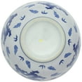 thumbnail image 4 of 14" Dragon Blue & White Porcelain Bowl, 4 of 6