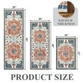 thumbnail image 2 of Boho Kitchen Rugs Sets 3 Piece with Runner Non Slip Kitchen Mats for Floor Washable Bohemian Runner Rug Set of 3 Red, 2 of 14