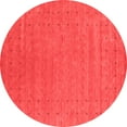 thumbnail image 1 of Ahgly Company Indoor Round Abstract Red Contemporary Area Rugs, 7' Round, 1 of 4