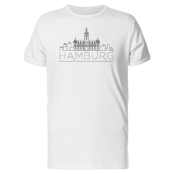 Hamburg Geometric Skyline Tee Men's -Image by Shutterstock