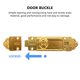 thumbnail image 3 of GOOHOCHY Estilo europeo Alloy Diapositiva Puerta Perno Barril Pestillo Puerta Vintage Cerradura de Seguridad, 3 of 7