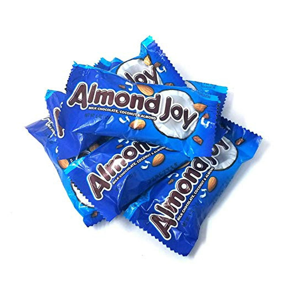 ALMOND JOY Bite Size Bar, Coconut & Almond Candy, 2 pounds bag