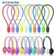 thumbnail image 2 of Bridas magnéticas mejoradas Bridas de silicona para gestión de cables Bridas magnéticas con cierre giratorio Clips reutilizables para cables para agrupar y organizar, 2 of 5