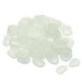 thumbnail image 1 of Unique Bargains 150Pack Glow Rocks 20-30mm Glow Pebbles Decoration in the Dark Luminous Stones Decor DIY Decorative White, 1 of 7