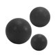 thumbnail image 2 of 3 pelotas de masaje, suministros de equipo de pelotas de yoga, masajeador de espalda y pies para Negro, 2 of 8