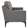 thumbnail image 3 of Modway Corland Leather Loveseat in Gray, 3 of 8