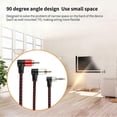 thumbnail image 2 of 3.5mm to Male RCA Adapter Double Elbow HD RCA Conversion Cable for VCR DVD Player TV Camcorder, 2 of 4