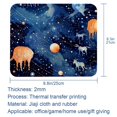 thumbnail image 5 of Constellation Square Desk Pad Mouse Mat Gaming Mousepad, 8.3x9.8 Inch, Non-Slip Rubber Bottom, Printed, Suitable for Office and Gaming, 5 of 6