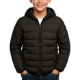 thumbnail image 2 of KyCheLot Winter Jacket for Kids Solid Color Zip up Long Sleeve Clothes with Hood Comfy Warm Hooded Jackets, 2 of 5
