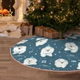 thumbnail image 5 of Fotbe Christmas sheep Pattern Christmas Tree Skirt, Tree Skirts Plush Christmas Decorations, Christmas Tree Skirts Xmas Decorations Holiday Party Decor-36", 5 of 6
