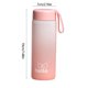 thumbnail image 4 of Xihbxyly Botella de Agua Deportiva, Recipiente Motivacional de 500 Ml, Diseño Portátil a Prueba de Fugas, Fácil de Limpiar y con Correa de Transporte, Ideal para Uso Doméstico, Fitness Al Aire Libre,, 4 of 7