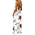 thumbnail image 5 of Aimik Summer Cami Maxi Dress for Women Stylish Print Loose Straight Beach Maxi Dress Full Length Oversized Fit Dress, 5 of 6