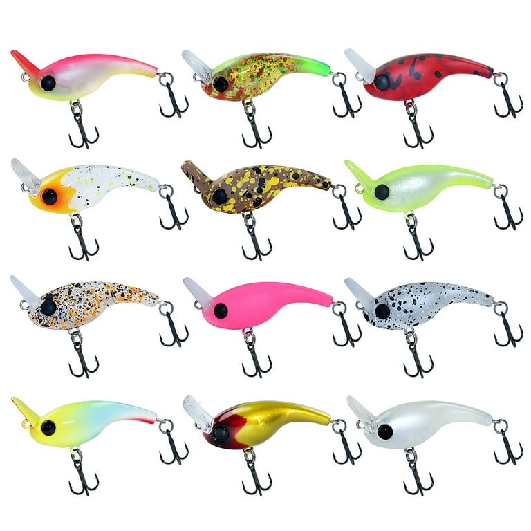 Cheers.US 7.4g Crank Baits Fishing Lures Shallow Deep Diving