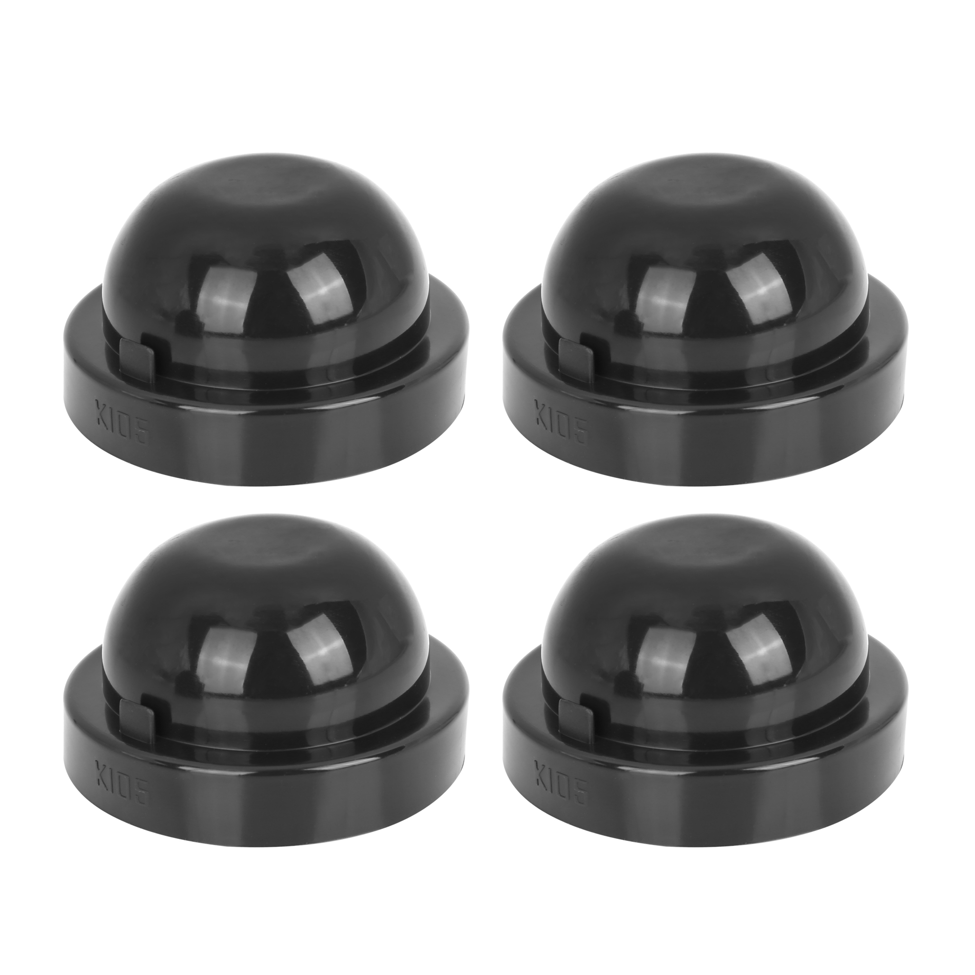 4pcs 105mm LED Light Dust Cover Headlight Fog Light Dustproof Seal Cap