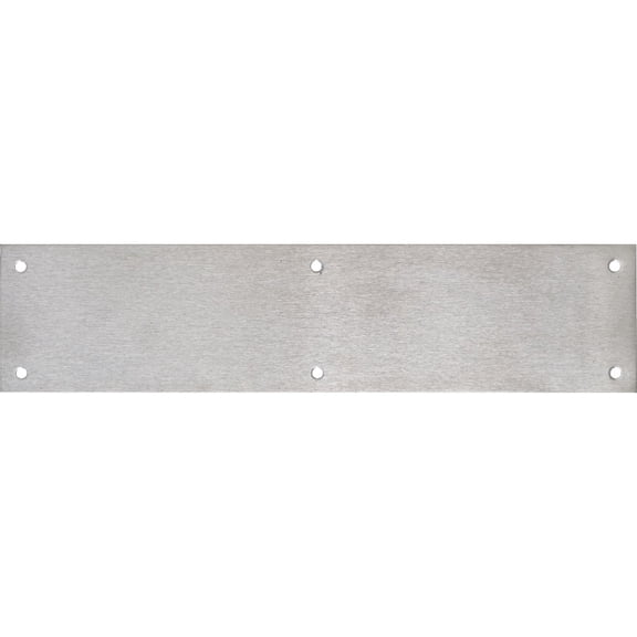 Tell Manufacturing Push Plate SDS25412MB - Polished - 3.5x15, Pack Of 1