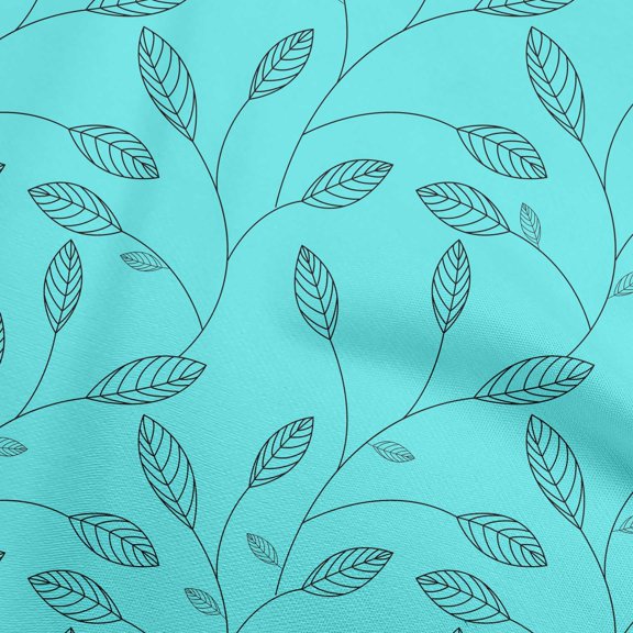 oneOone Cotton Poplin Twill Turquoise Blue Fabric Block Fabric For Sewing Printed Craft Fabric By The Yard 56 Inch Wide