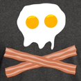 thumbnail image 3 of CafePress - Eggs Bacon Skull Dark T Shirt - Men's Classic Graphic Cotton T-Shirt, 3 of 4