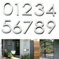 JINGT 60mm Self Adhesive Home Door Number Sign Modern House Hotel Room