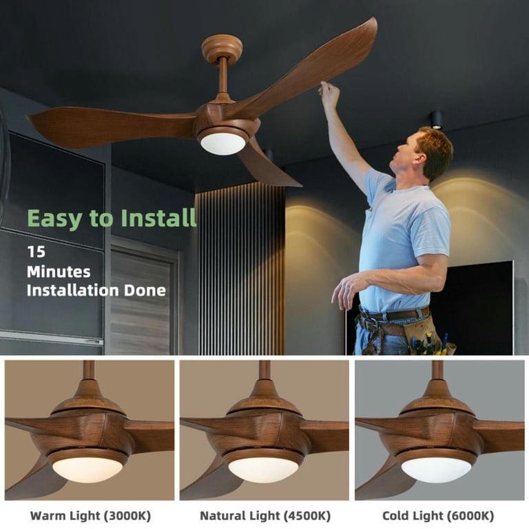 GVN Ceiling Fans, Small Indoor Ceiling Fan,52 Inch Ceiling Fan