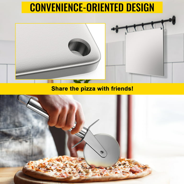 3/8 Steel Pizza Baking Plate, 3/8 x 16 x 20, A36 Steel, Rounded Corners