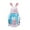 Pink, variant on Fasiaou Water Bottle with Straw,Cool Gradient color Lightning Rabbit shape & Stylish Strap,Leak Proof Cute Straw Cup,Kids Water Bottle for School,Pink