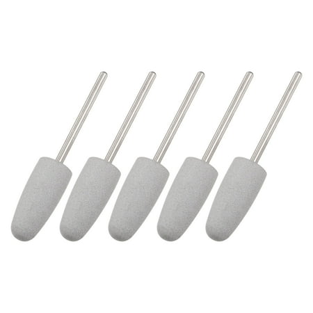 

5 Pack Silicone Rubber Grinding Buffing Wheels 150 Grits 10mm Dia Cone Shape Polishing Head