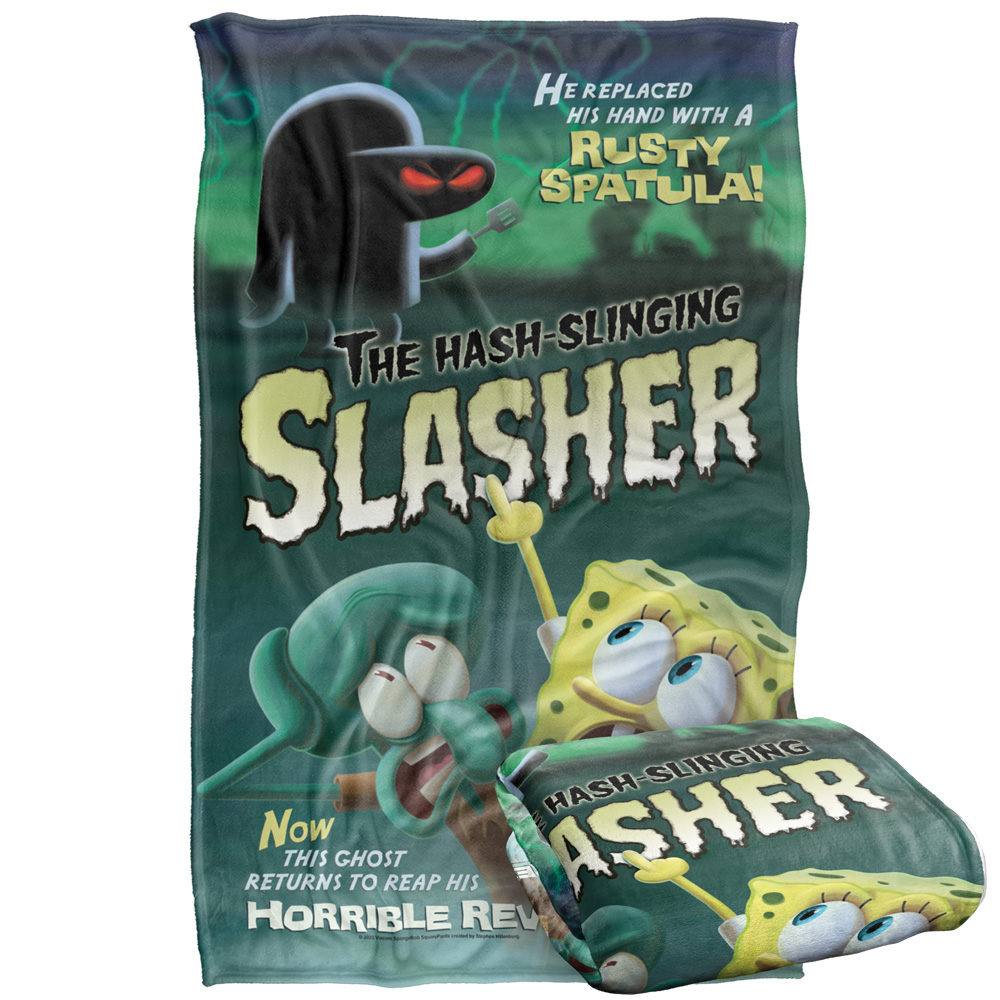 Spongebob Blanket, 36'x58' Hash Slinging Slasher Silky Touch Super Soft