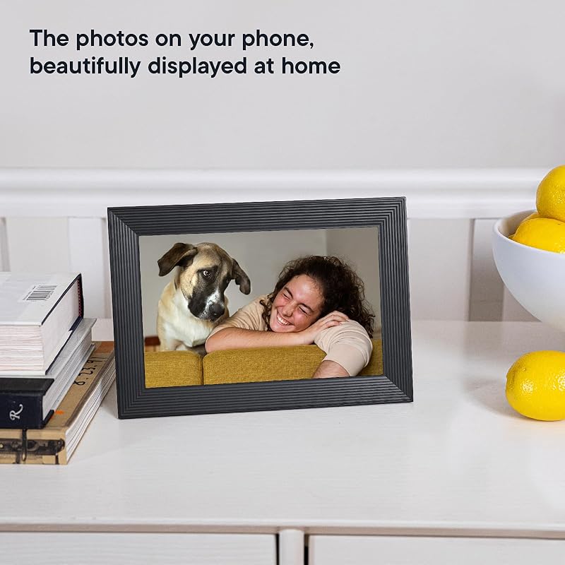 Aura 10.1" Digital Picture Frame - HD WiFi Smart Frame, Send Photos From Phone (Wirecutter's Top Pick)