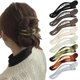 thumbnail image 1 of Heytea 8 Piezas Pinzas de Garra Planas, Pinzas de Garra Unisex de 4.5" Pasadores de Pico de Pato Grandes Mate, Pinzas para el Cabello de Cocodrilo para Mujer, Marrón Caqui Blanco V, 1 of 5