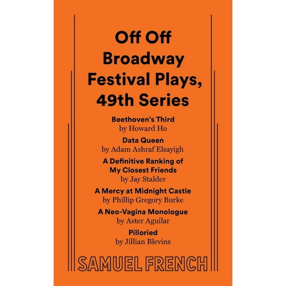 Off Off Broadway Festival Plays, 49th Series, (Paperback)