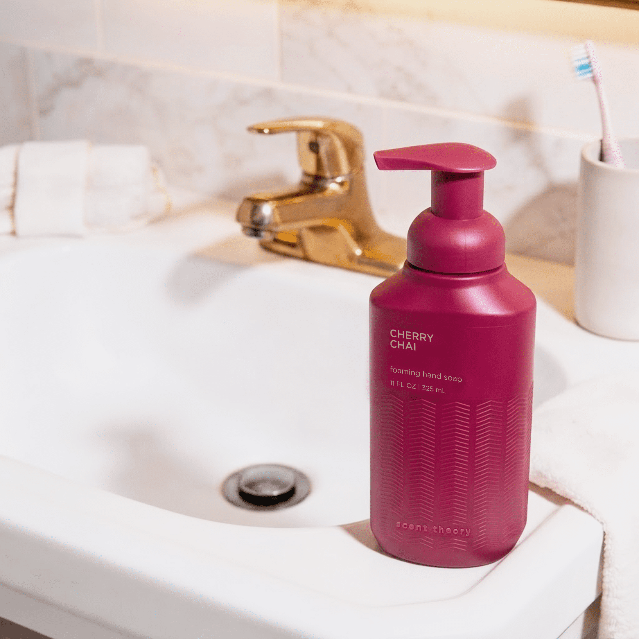 Scent Theory Foaming Hand Soap, Cherry Chai, 11 fl oz