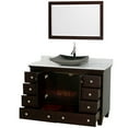 thumbnail image 7 of Wyndham Collection Wcv800048sescmovm24 48" Free Standing Vanity Set - White, 7 of 7