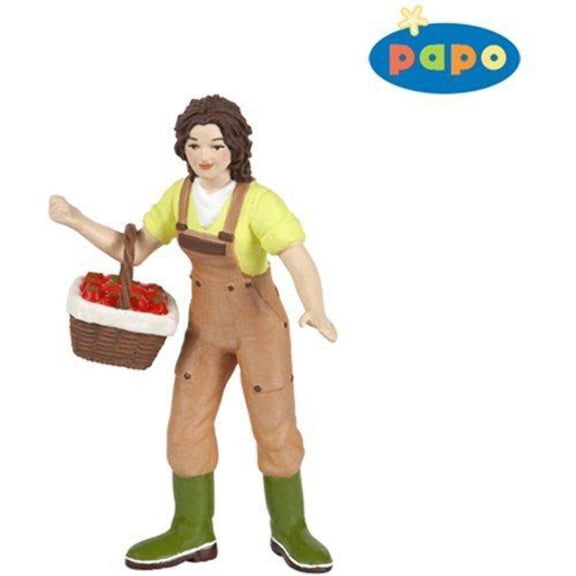 Woman Farmer With Basket