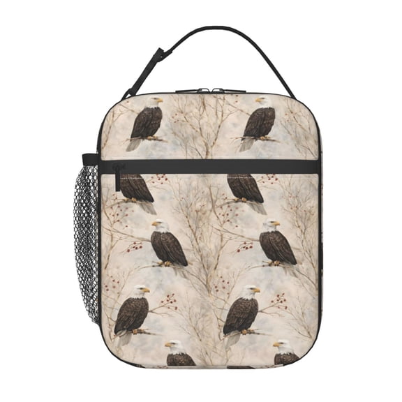 American Eagle USA Lunch Bag Portable Thermal Lunch Box for Men and Women