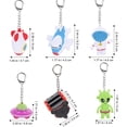 thumbnail image 2 of 6Pcs Animal Flashlight Keychain Bag Hanging Decor Kids Toy Pediatric Nurse Accessories, 2 of 9