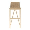 Safavieh Mckay Contemporary Glam Bar Stool with Foot Rest