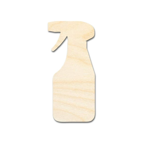Unfinished Wood Spray Bottle Shape 18" / 1/4"