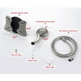 thumbnail image 7 of KESTE Shower Head with Handheld Combo: High Pressure 2 in 1 Waterfall Shower Heads with Detachable Handheld Shower Head, 9 Mode Adjustable, Dual Showerhead with Anti-Clog Nozzles and Hose, Nickel, 7 of 7