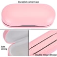 thumbnail image 3 of Muf 2 in 1 Double Sided Portable Contact Lens Case and Glasses Case,Dual Use Design with Built-in Mirror, Tweezer and Contact Lens Solution Bottle Included for Travel Kit, 3 of 6