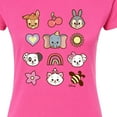 thumbnail image 3 of Disney Classics - Character Group With Icons - Juniors Fitted Graphic T-Shirt, 3 of 5