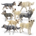 thumbnail image 3 of Amyove Realistic Forest Animal Action Figure Simulation Wolf Model Ornaments For Children Gifts Home Decoration, 3 of 9