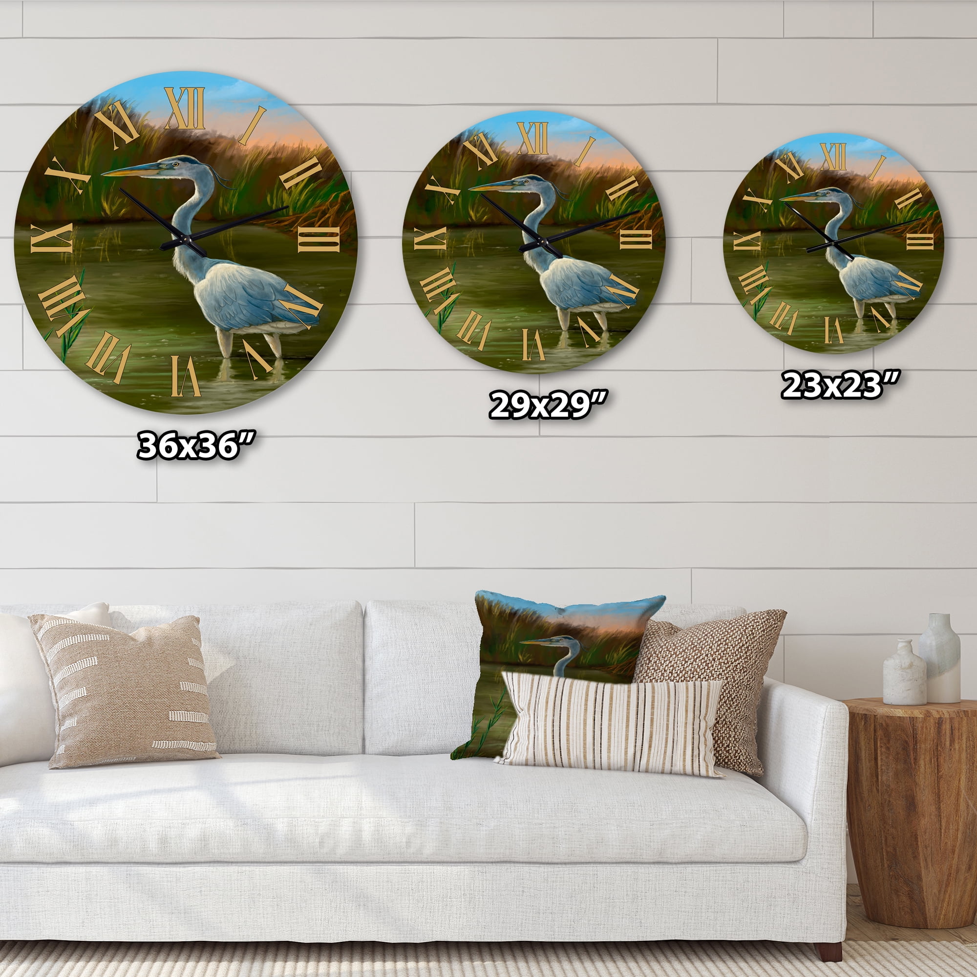 Designart 1 in Quartz Traditional Wall Clock