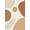 Beige, Pattern 9, variant on ODIKA 4'x6' Warm Terracotta Elegance with Minimalist Washable Area Rug Contemporary Floral Artistry, Subtle Line Drawing for Bedroom, Reading Nook, Pet Friendly & Non-Shedding
