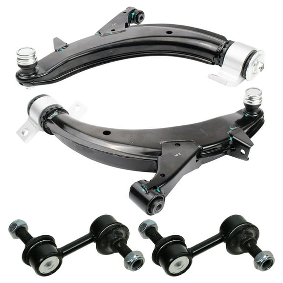 TRQ Front Control Arm Ball Joint Stabilizer Sway Bar Link Suspension Kit 4pc PSA30037 Fits select: 2003-2005 SUBARU FORESTER