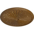 thumbnail image 3 of 33 1/8"OD x 3 1/2"ID x 1 3/8"P Leandros Ceiling Medallion (Fits Canopies up to 5"), Hand-Painted Smokey Topaz Crackle, 3 of 6