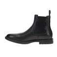 thumbnail image 3 of Men's Stacy Adams Townsend Plain Toe Chelsea Boot Black Tumbled 25728-007, 3 of 5