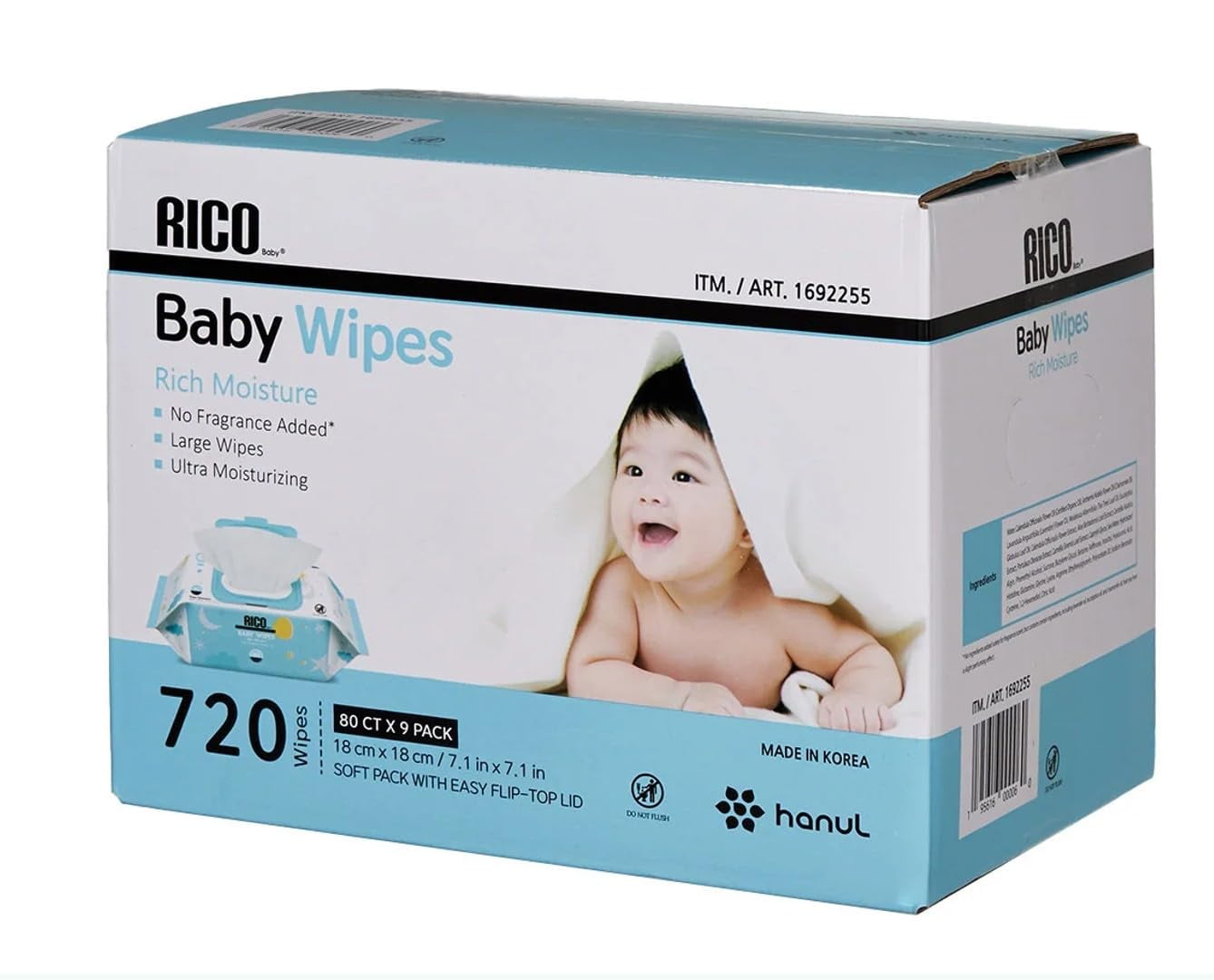 新品RICO Baby Wipes 720枚入り 2箱セット Amazon.co.jp: Betay RICO Baby Wipes 720 Sheets x 2 : Health