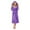 Purple, variant on EQWLJWE Fashion Women Casual Long Sleeve Hooded Belt Pocket Long Bathrobe Home Service Sleepwear Robes Holiday Clearance